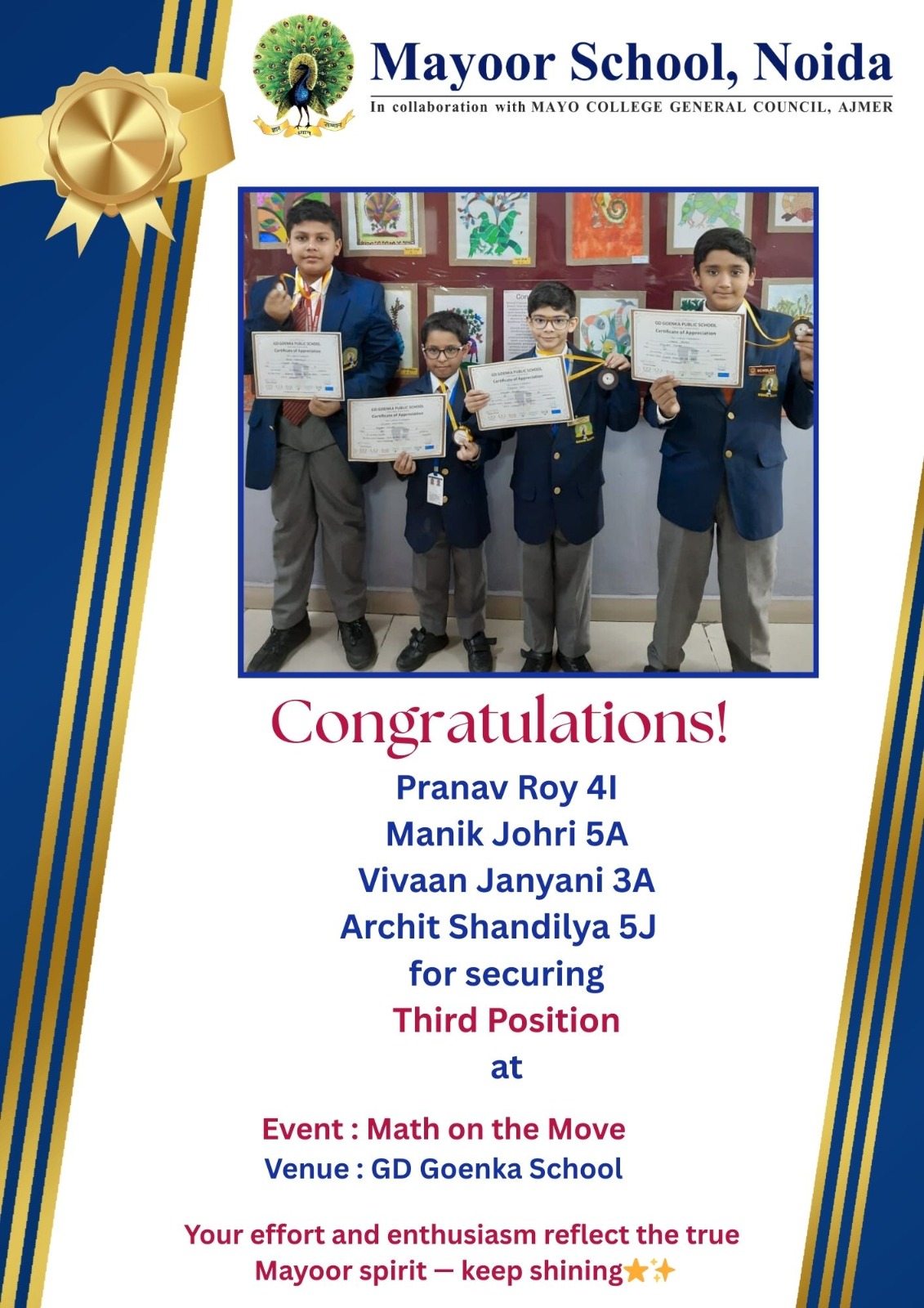 Math Marvels of Mayoor!